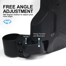 penobon clamp mounted on 1.75-inch roll bar providing secure, no-drill fit