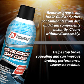 PENRAY spray stream removing grease from rotor for faster inspections