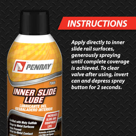 penray applied to forklift inner slide demonstrating smoother operation and reduced wear