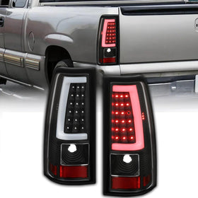 PENSUN front view of tail lights showing sleek black housing and improved appearance
