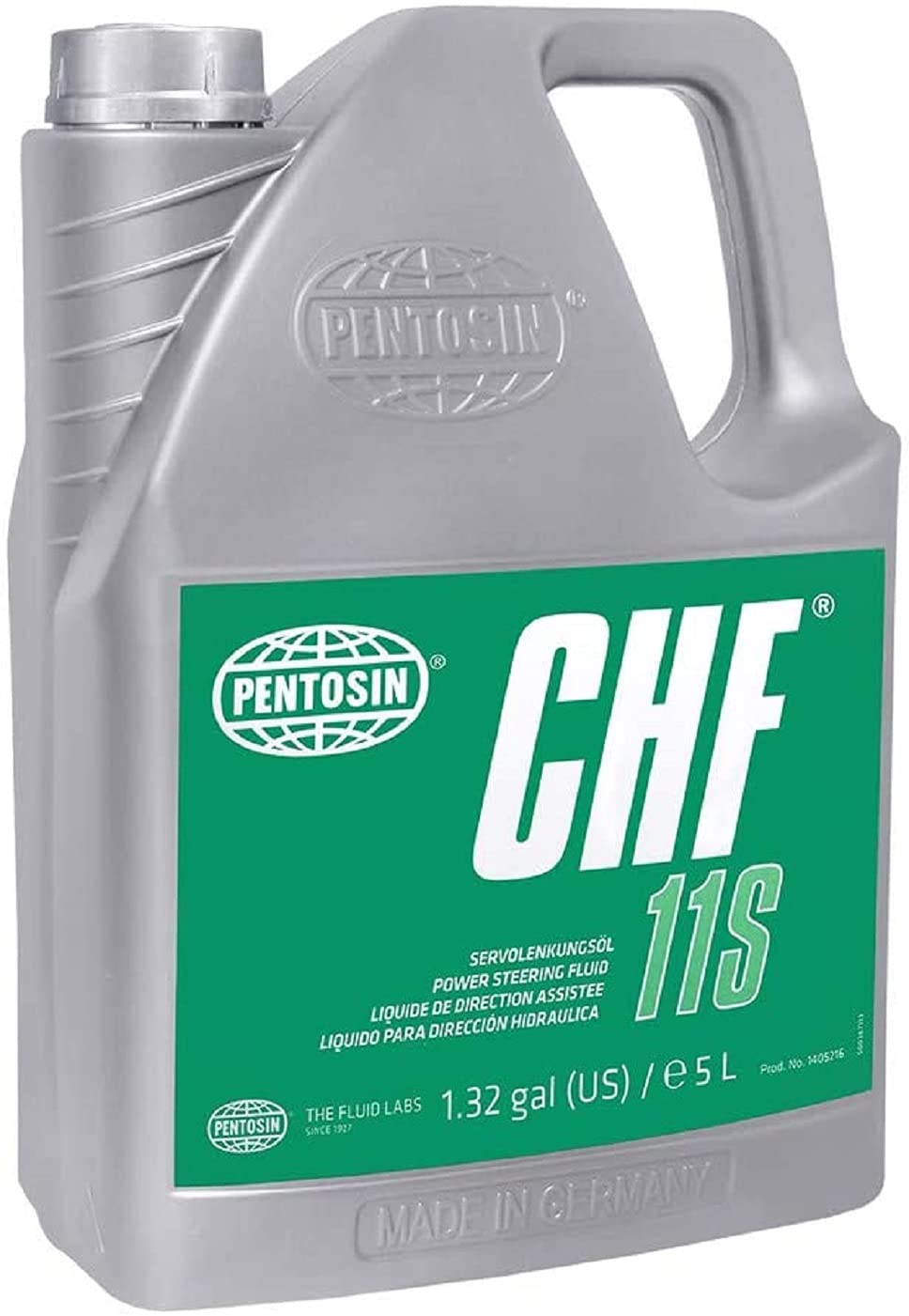 CRP Automotive Pentosin CHF 11S pouring into funnel during service, clean transfer benefit