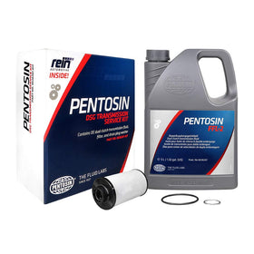 Pentosin FFL-2 bottle closeup highlighting synthetic formula and labelling benefits