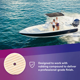 Perfect-It 3M close-up of patterned foam face for improved compound hold