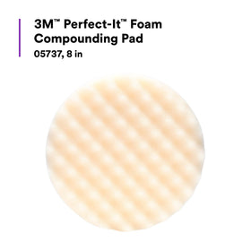 Perfect-It 3M pad close texture revealing convoluted foam for compound retention