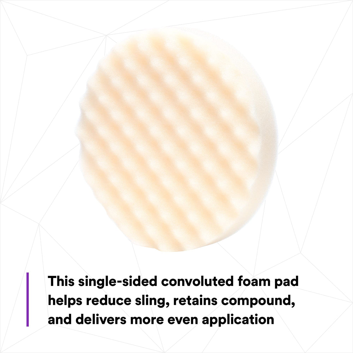 Perfect-It 3M pad Hookit backing detail for quick secure attachment