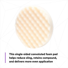 Perfect-It 3M pad Hookit backing detail for quick secure attachment