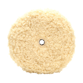Perfect-It front view of 9-inch wool pad showing brand and fast cutting benefit