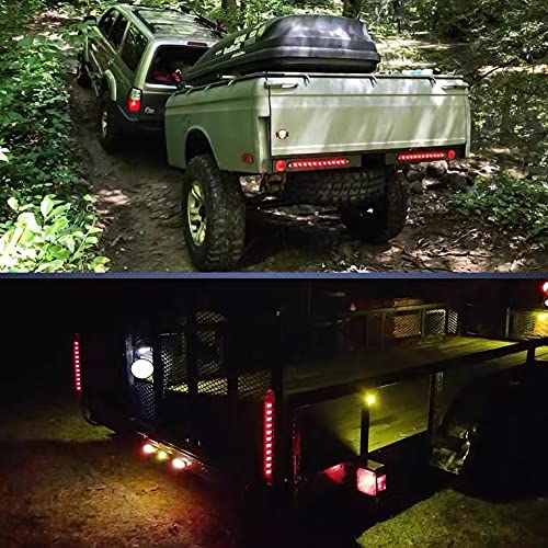 PerfecTech dusk scene with illuminated bar demonstrating night visibility benefit