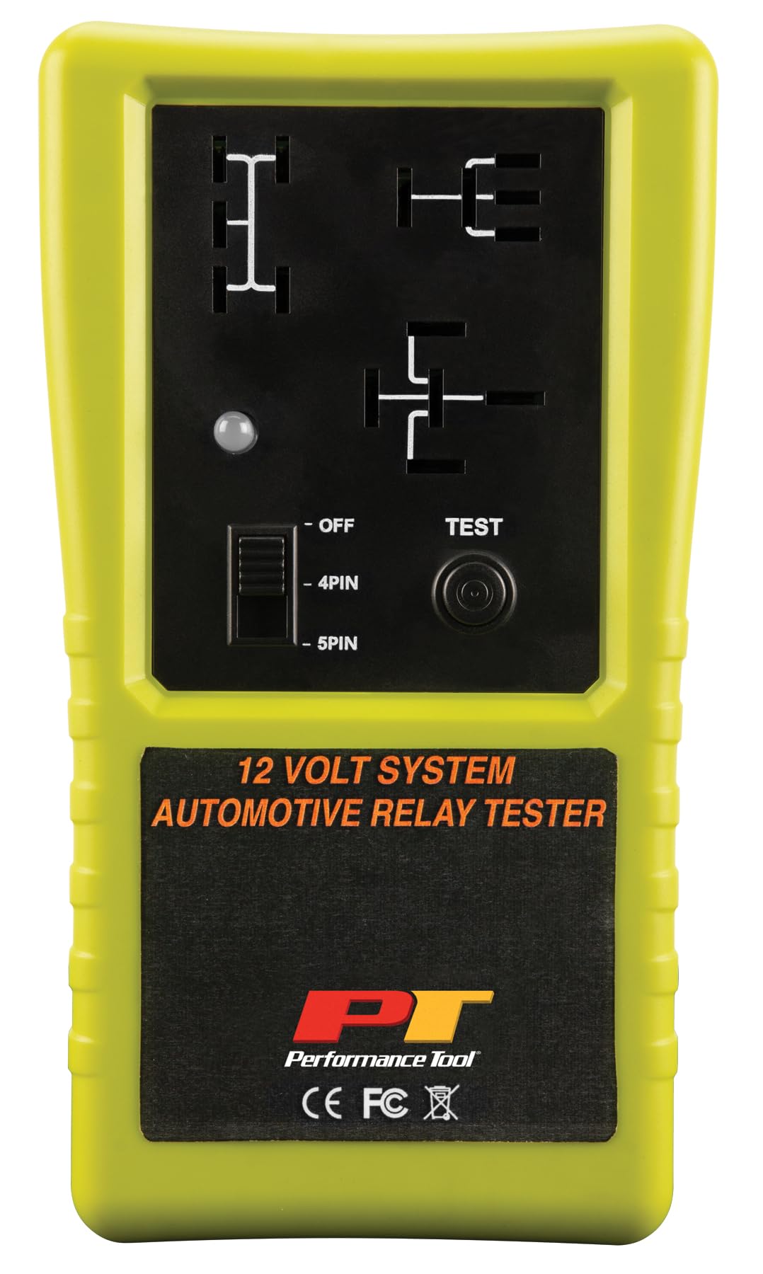 Performance Tool open battery compartment with AA batteries for ready operation