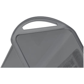 Performance Tool funnel installed in engine bay reducing spills during oil change
