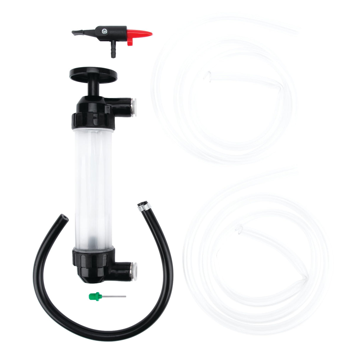 Performance Tool grip clip coupler detail demonstrating secure leak-resistant hold