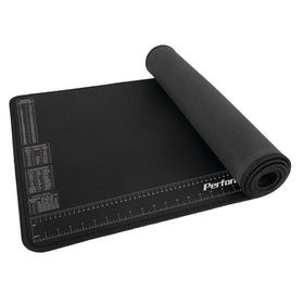 Performance Tool front view of mat protecting workbench surface and tools