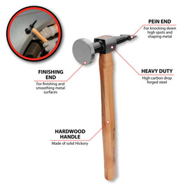 Performance Tool W1010 head close-up showing drop-forged steel for long life