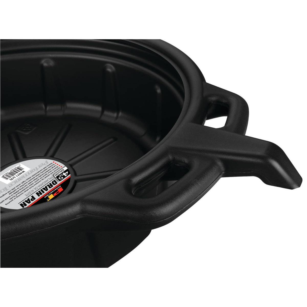 Performance Tool W4071 molded handle and pour spout for safer fluid transfers