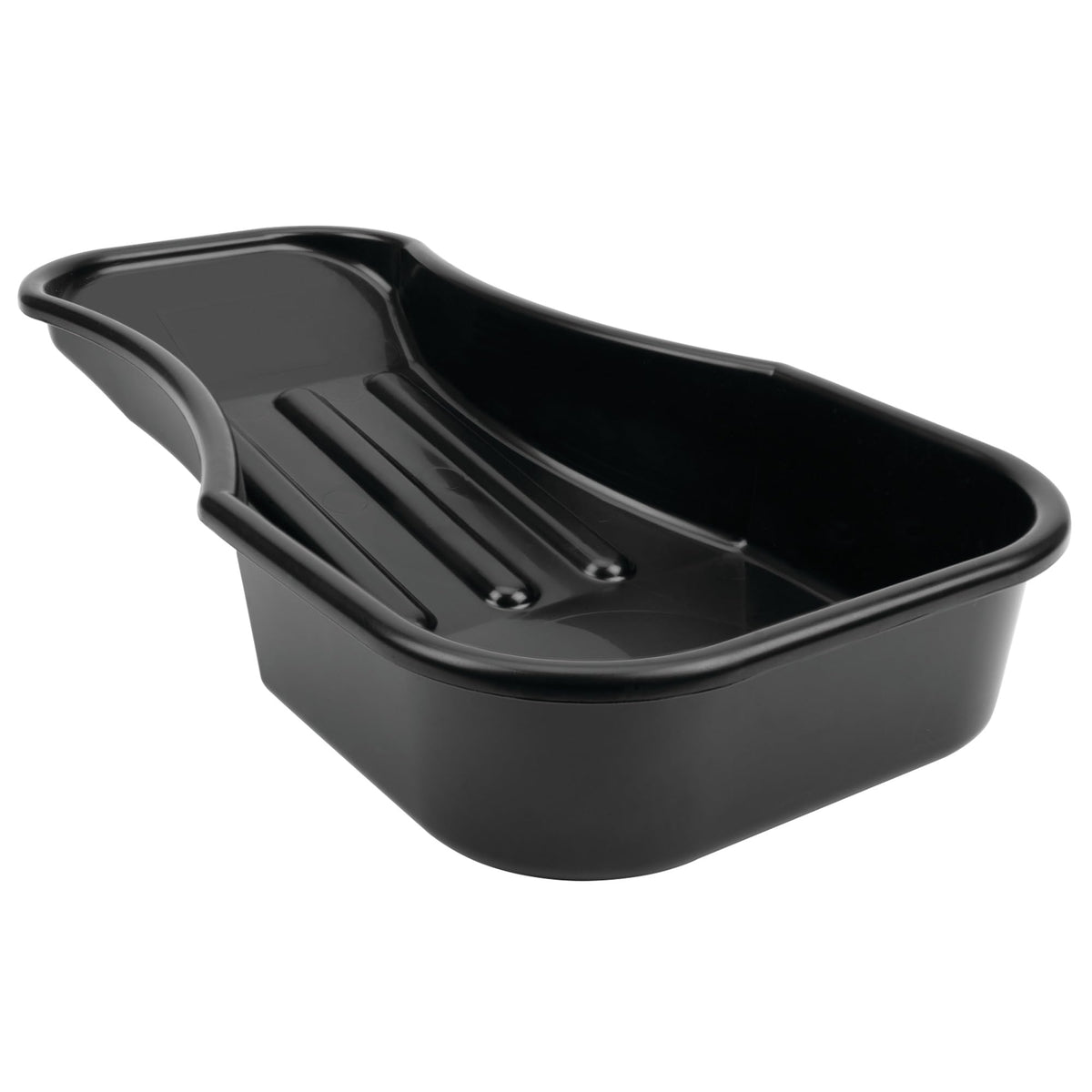 Performance Tool front view of W4073 pan showing full shape and containment benefit