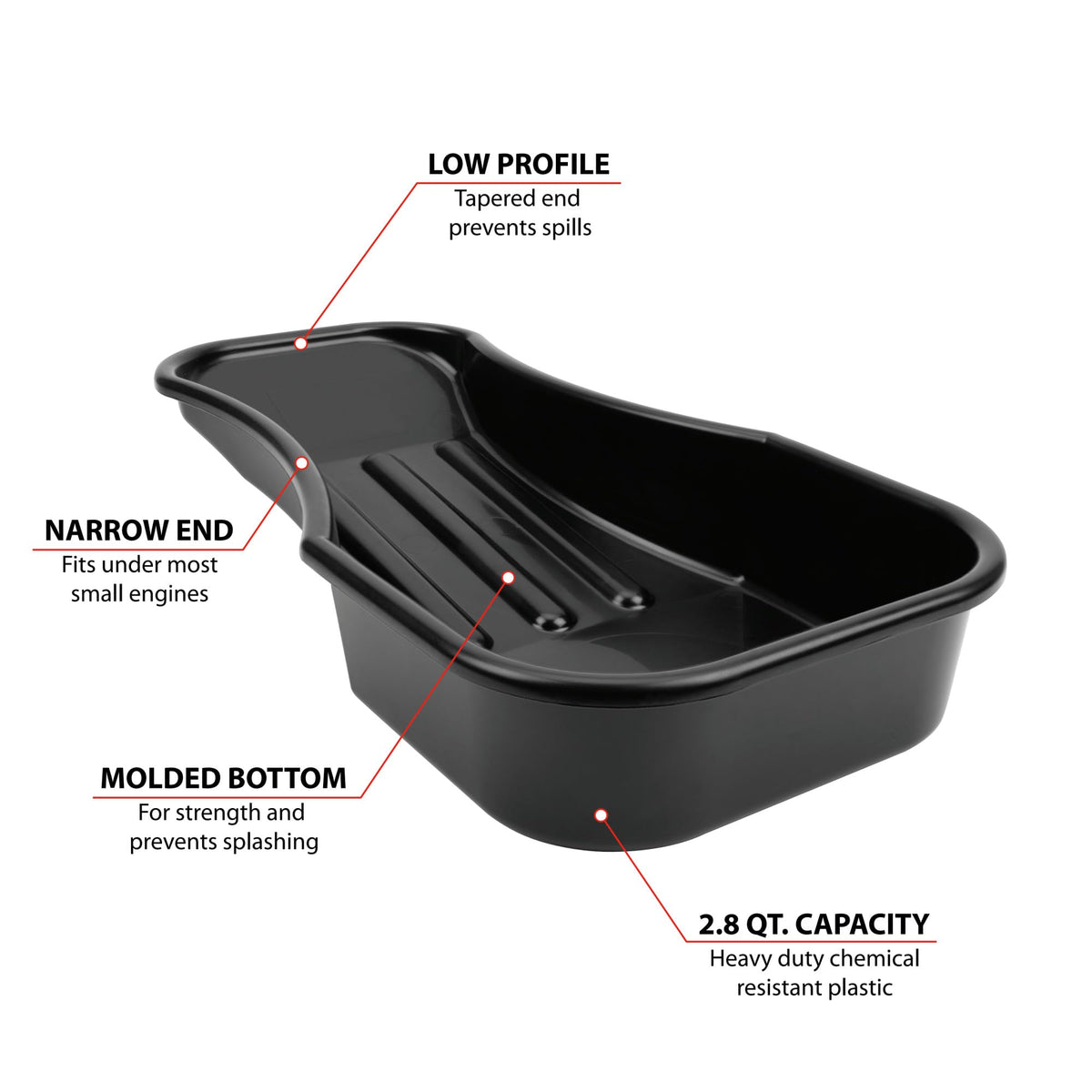 Performance Tool close-up of tapered low-profile nose for tight clearance access