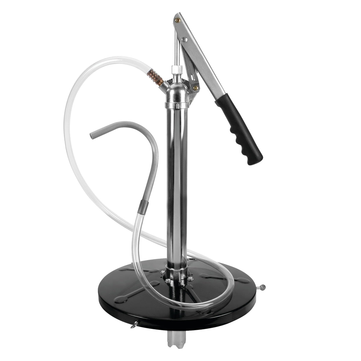 Performance Tool W54232 front view showing secure pump and cover, reduces spills