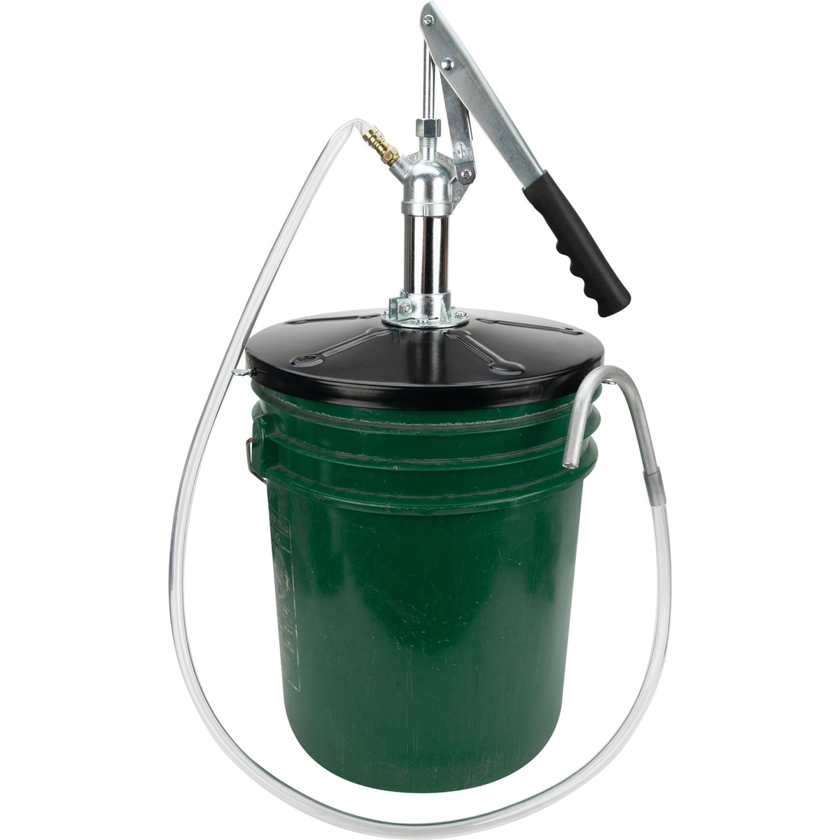 Performance Tool W54232 installed in 5-gallon pail demonstrating fit and tidy dispensing