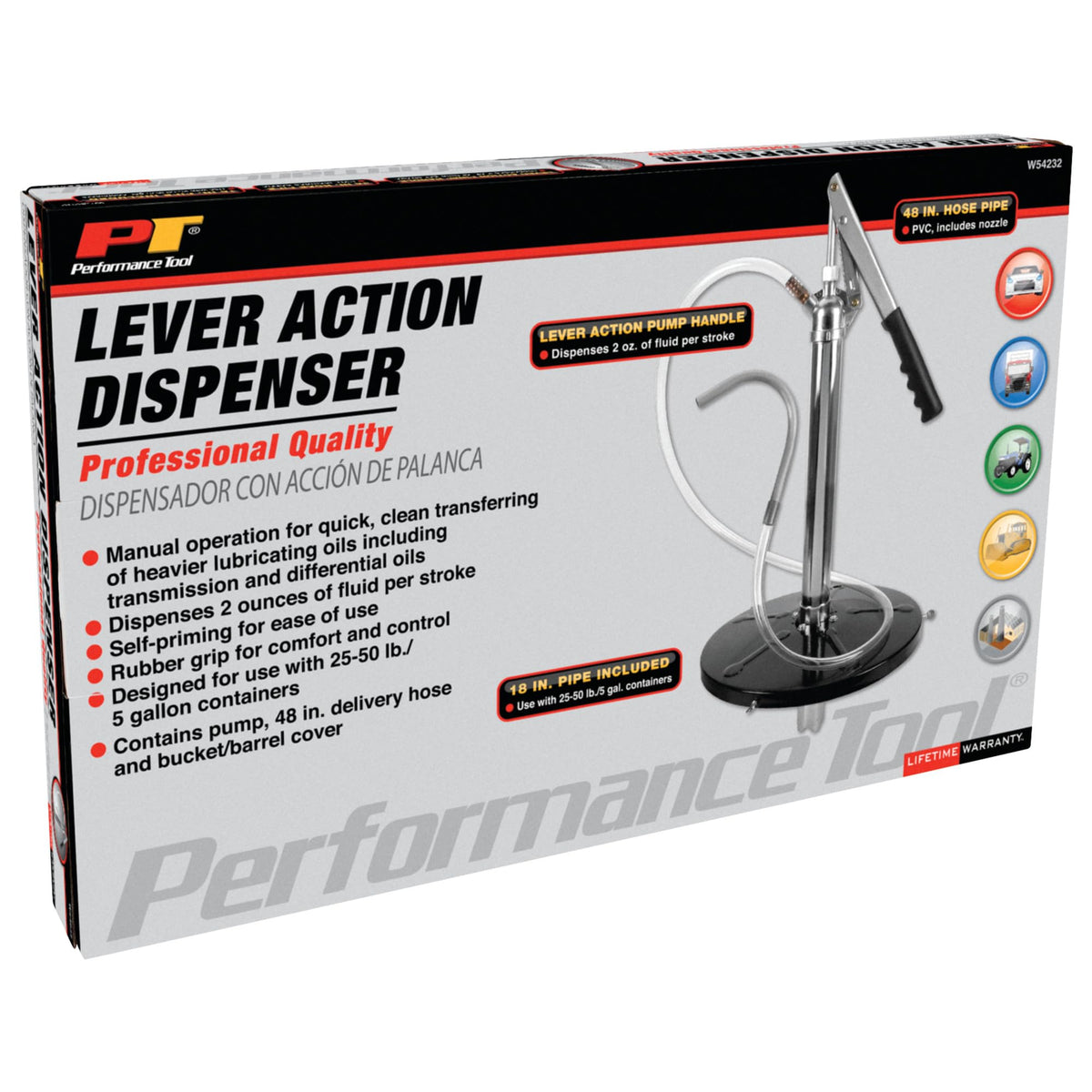 Performance Tool W54232 on workbench with tools showing durable use in busy shops