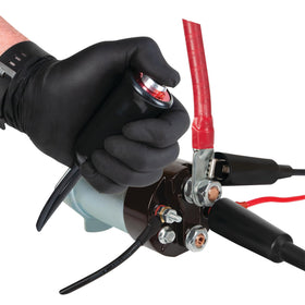 Performance Tool W80586 next to ruler showing size and portability for workshop storage