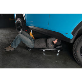 Performance Tool powder-coated tubular steel frame showing durable construction