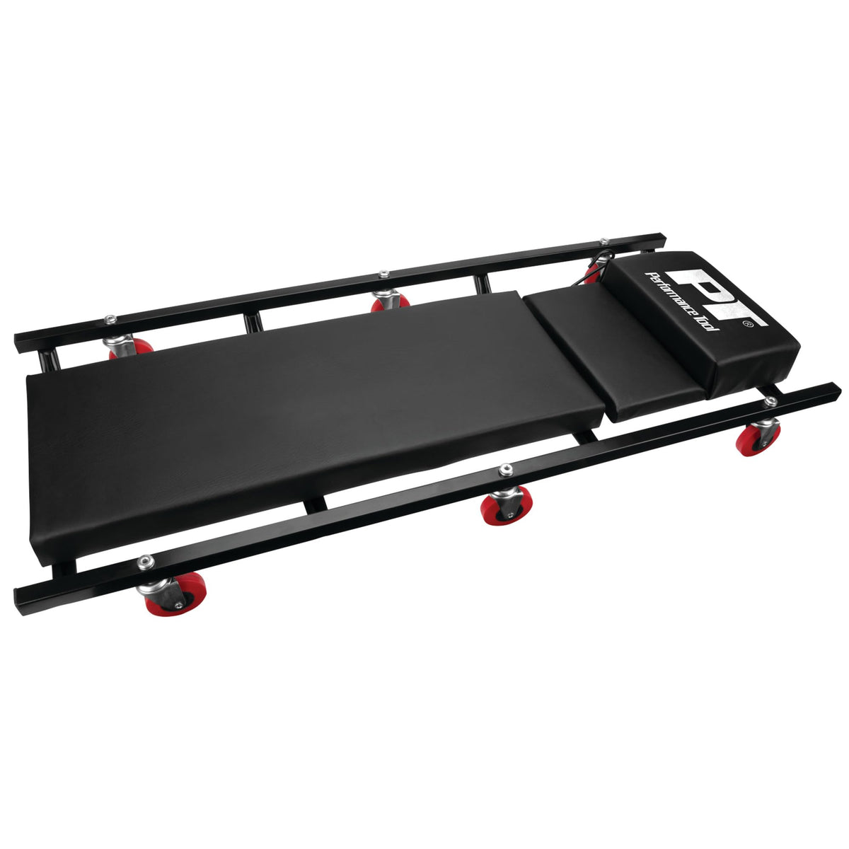 Performance Tool side profile showing low 4-inch deck height for low-clearance access