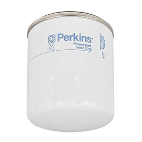 Perkins 140517050 front view showing filter body and threading for easy replacement
