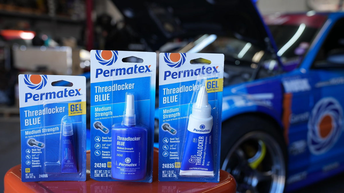 Permatex 24240 on a workbench with tools showing reliable workshop use