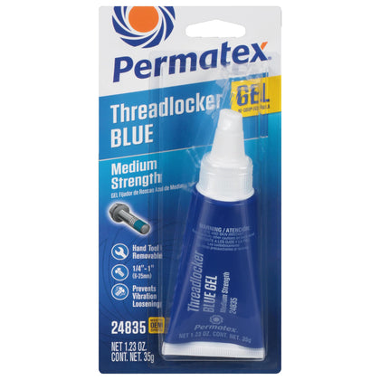 Permatex front label showing product name and 35 g size for easy identification and use