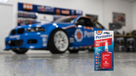 Permatex 27140 applied to a stud demonstrating strong locking benefit in use