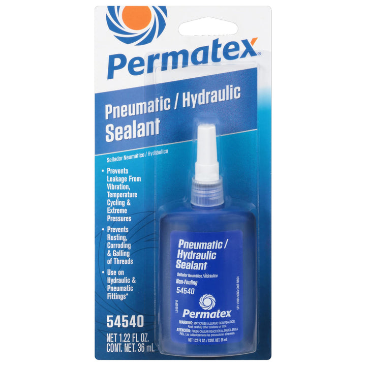 Permatex 54540 front label showing product size and sealing purpose