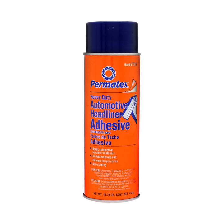 Permatex aerosol front label showing product name and size for quick ID and confidence