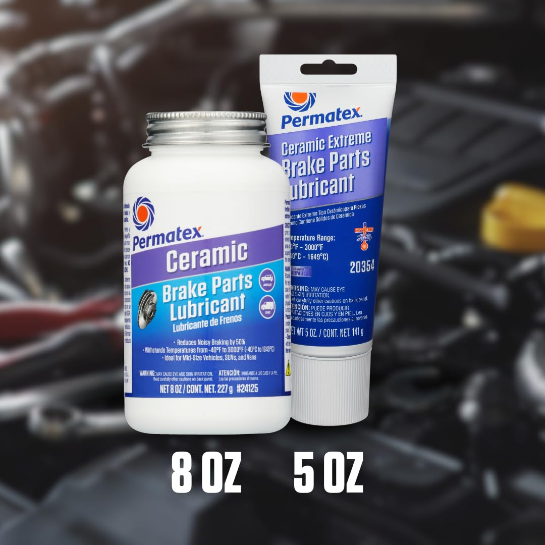 Permatex in garage setting helping mechanics prevent seizing