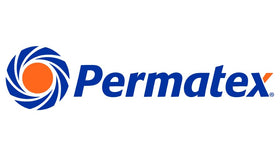 Permatex tube held by hand to show 11 oz size for workshop scale and planning
