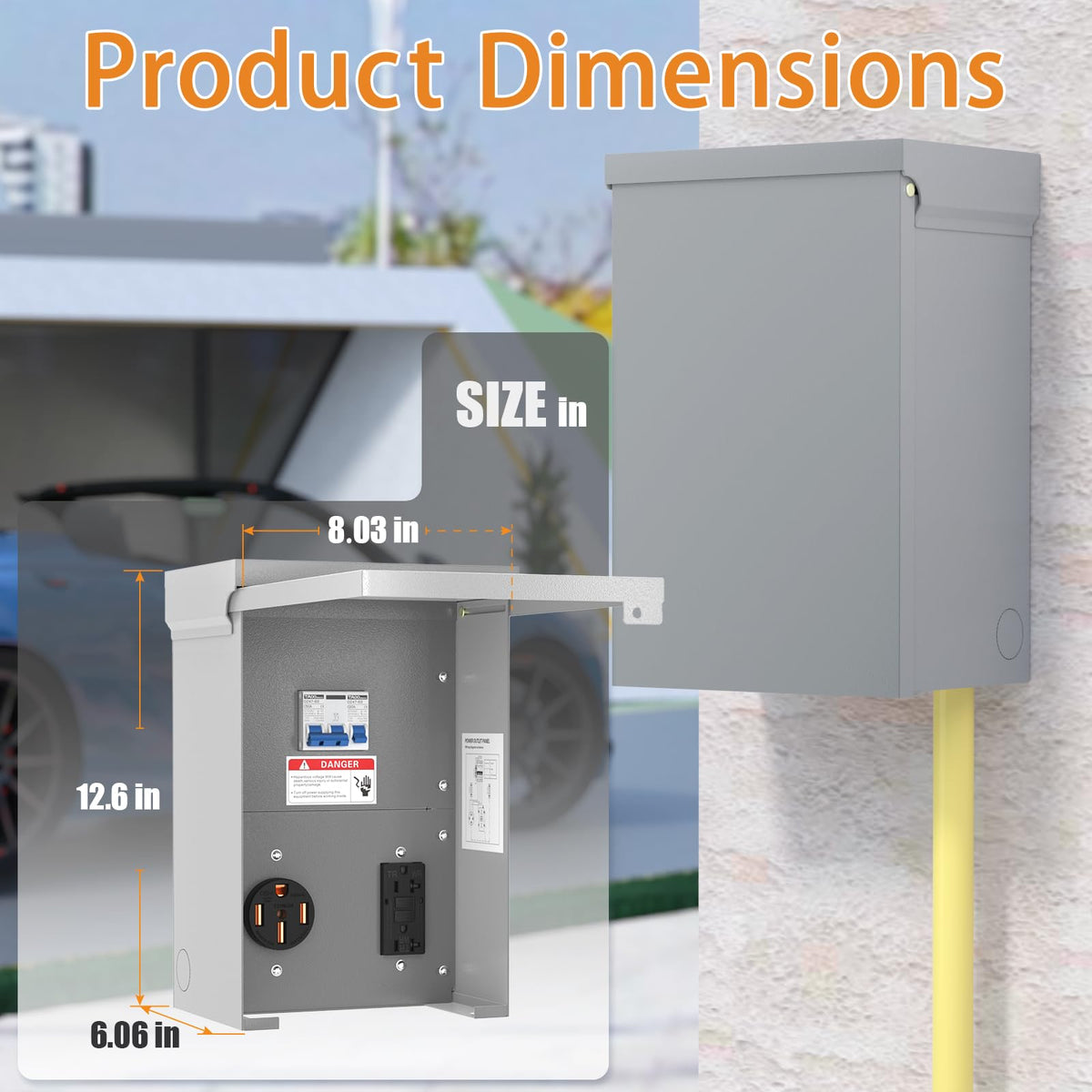 Perpending breaker closeup highlighting UL-listed breakers for safety assurance