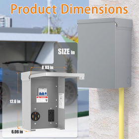 Perpending breaker closeup highlighting UL-listed breakers for safety assurance