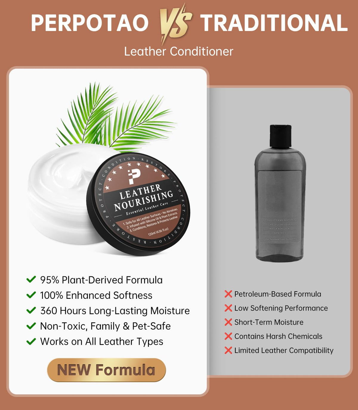 PERPOTAO open jar with visible balm illustrating application-ready consistency and protection
