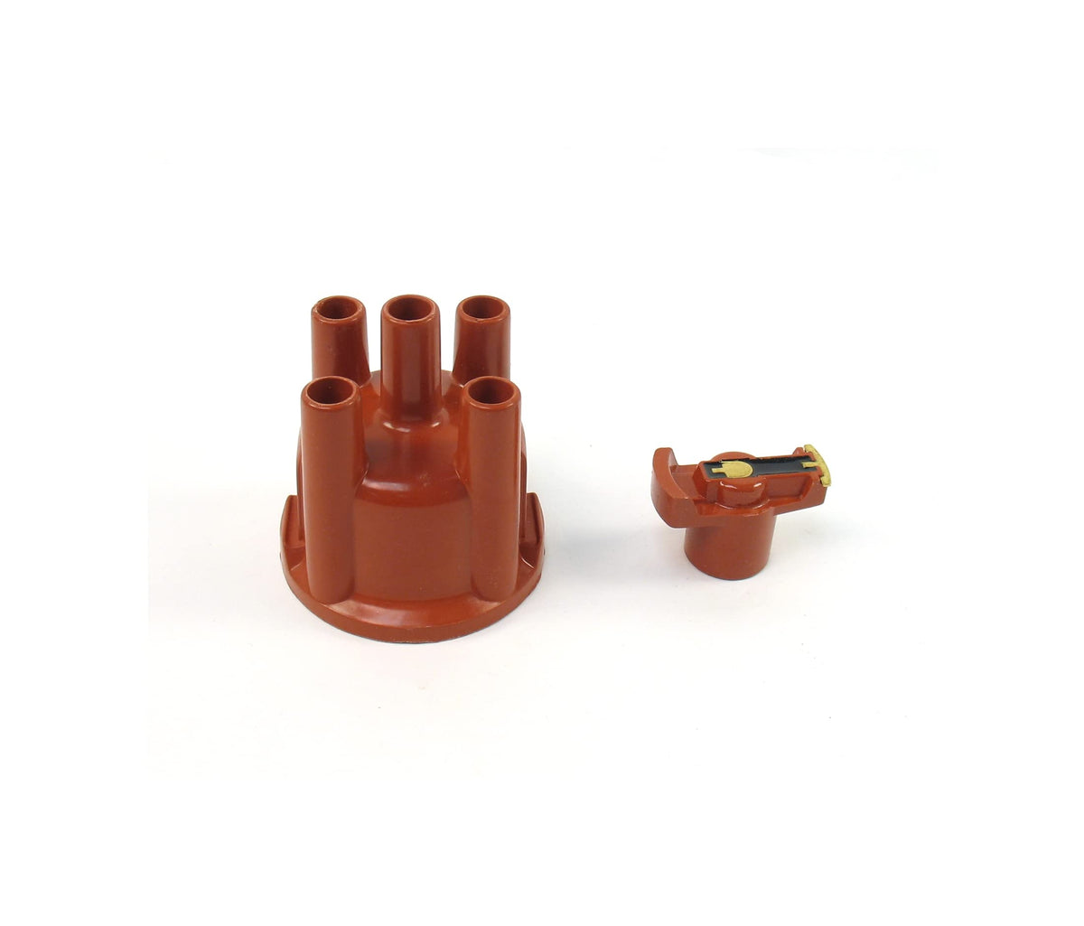 Pertronix cap and rotor kit front view showing fit and durable construction benefit