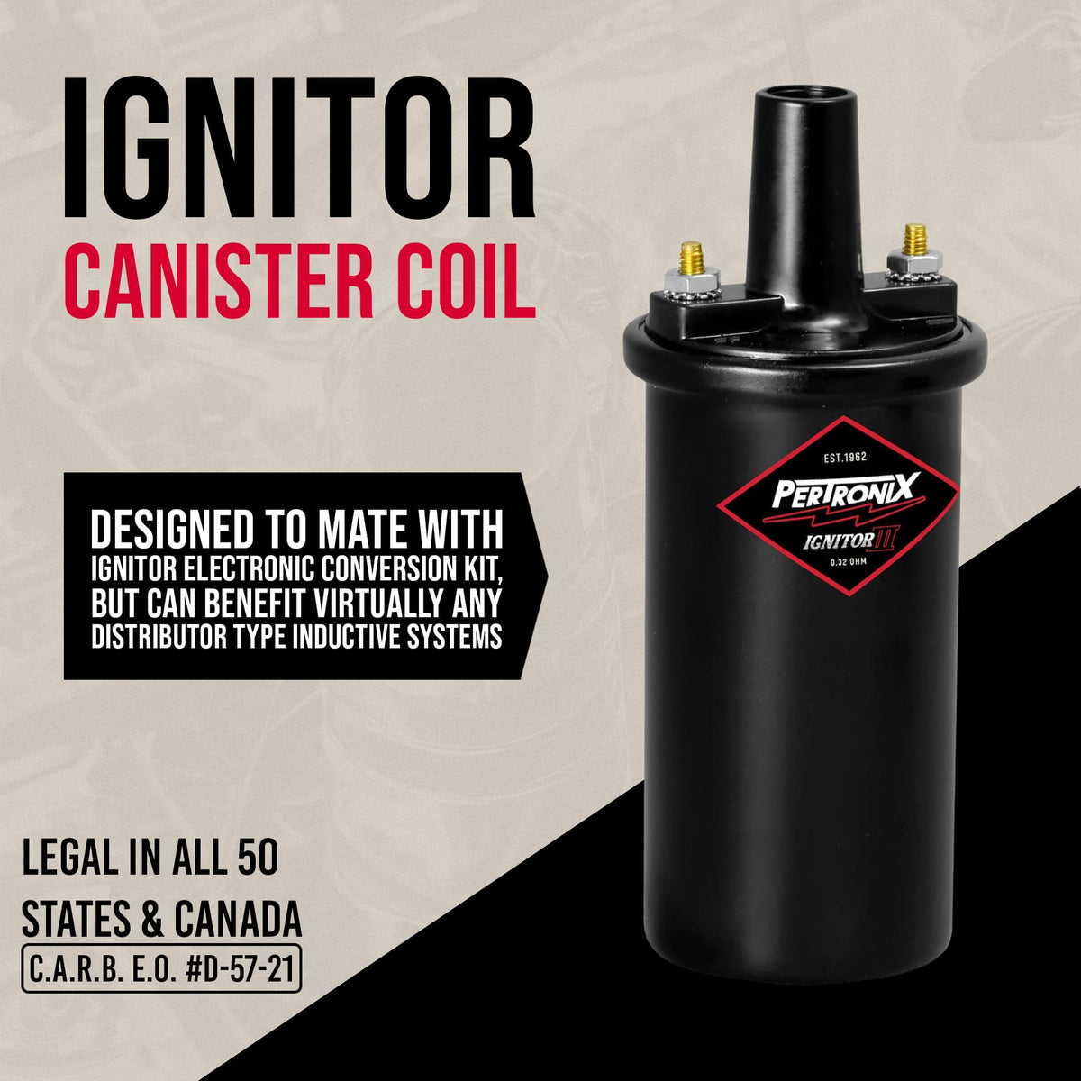 PerTronix Flame-Thrower III side label shows specs and model clarity benefit