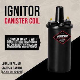 PerTronix Flame-Thrower III side label shows specs and model clarity benefit