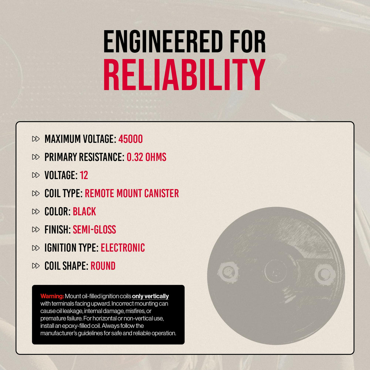 PerTronix Flame-Thrower III wiring detail shows secure connections and durability benefit