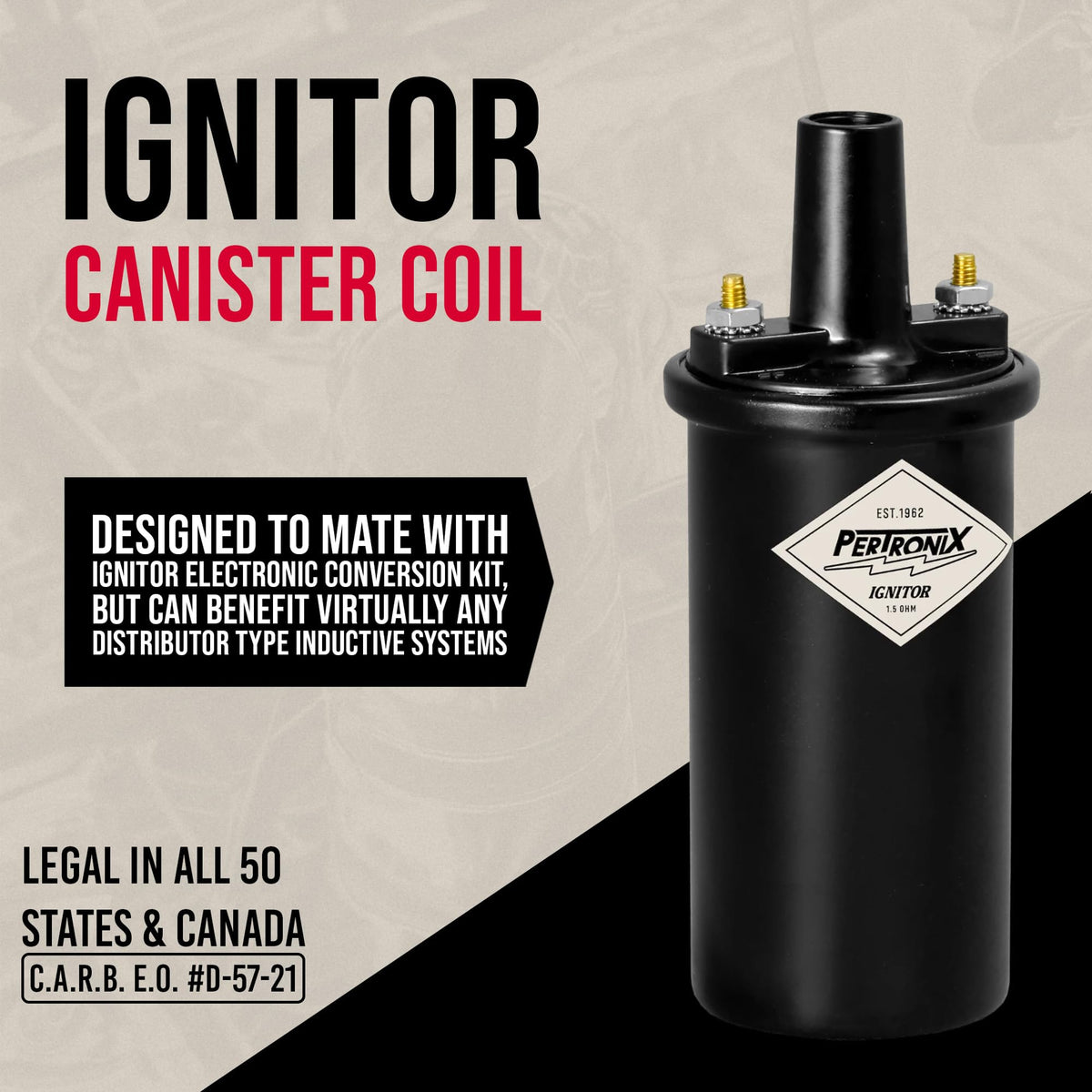 PerTronix Flame-Thrower label and stamped part number showing authenticity and correct model benefit