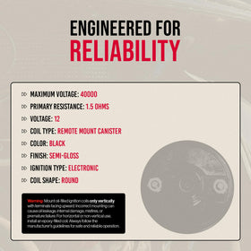 PerTronix Flame-Thrower beside ruler showing compact size for easy fitment benefit