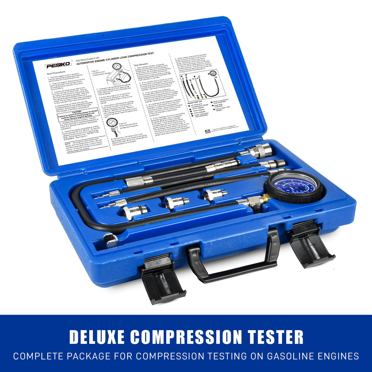 PESIKO organized kit in compact case for portable storage and secure part protection