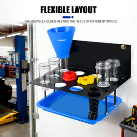 PESIKO clear tube showing oil flow visibility for accurate fills