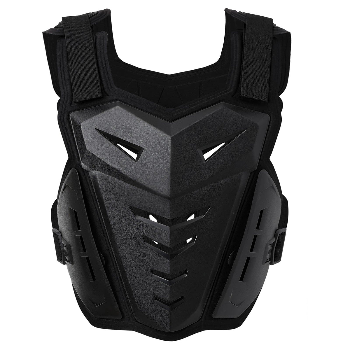 PETA vest front view showing full chest protection and comfortable fit