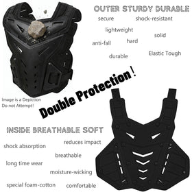 PETA vest beside helmet for scale to convey compact, lightweight design