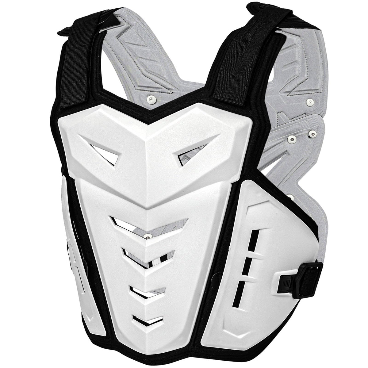 PETA vest front view showing sleek protection and comfortable fit