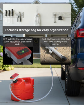 PETASOON battery and USB ports displayed for versatile power options