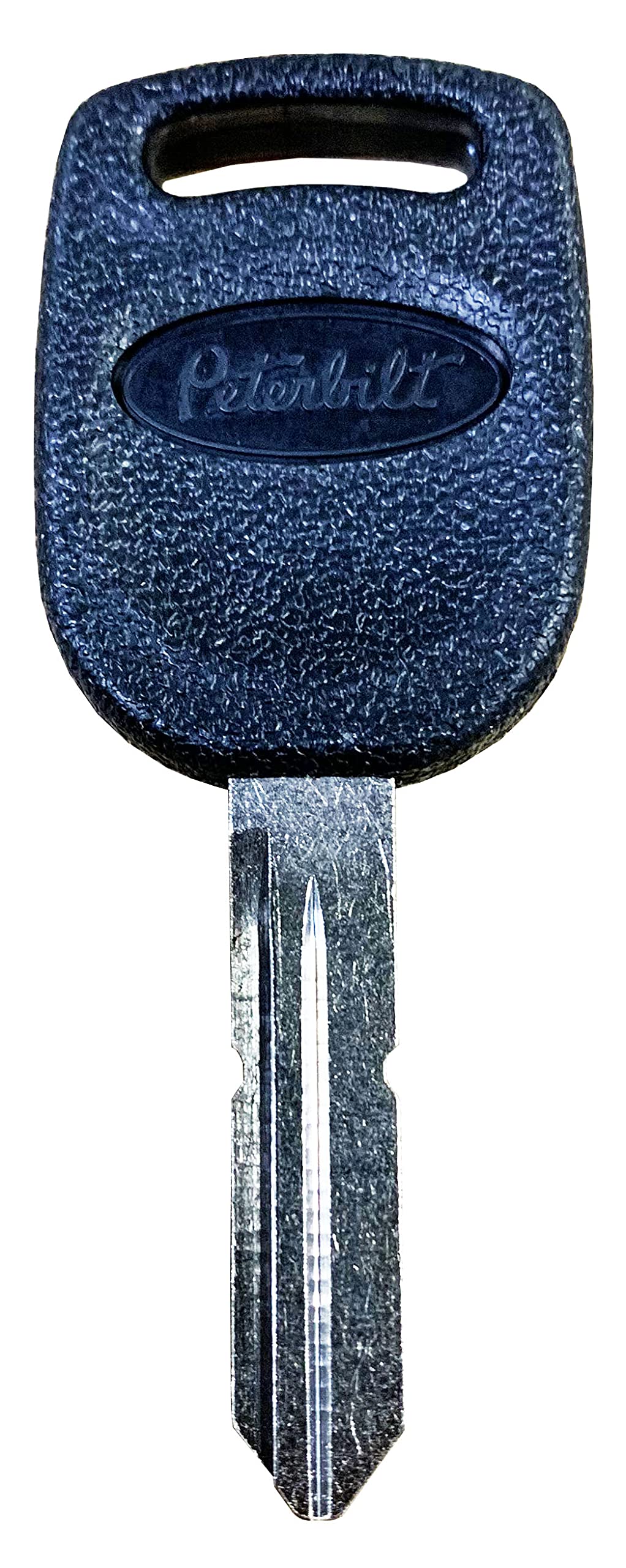 PETERBILT close-up of key head and blank bitting area for precise cutting benefit